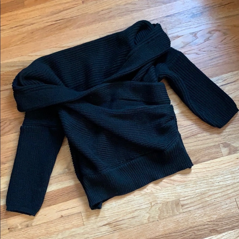 Off the shoulder knit sweater Small or Medium